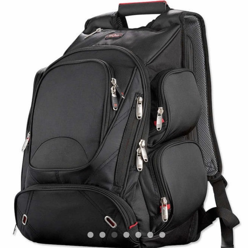 Versatile Black Backpack with Multiple Compartmen… - image 1